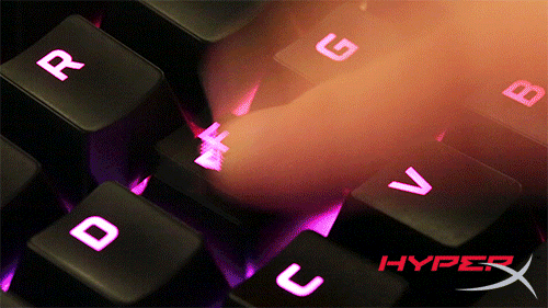 Gif of a person pressing keyboard